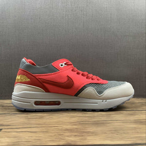 Clot x Air Max 1 Kiss of Death Solar Red University Red Cool Grey DD1870-600