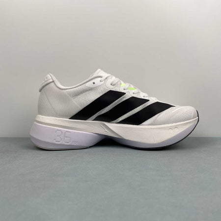 Adizero Boston 13 White Core Black Dash Grey JS4951