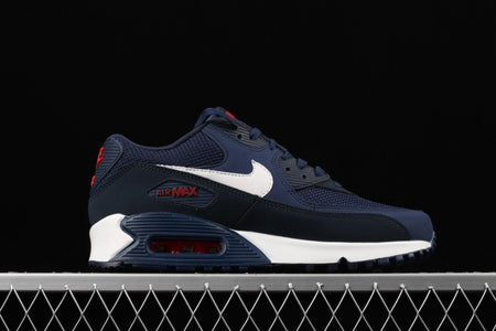 Air Max 90 Essential Dark Blue White Red AJ1285-403