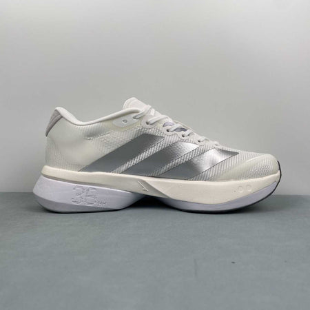 Adizero Boston 13 Cloud White Matte Silver Dash Grey JS4948