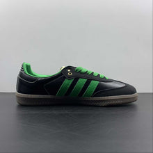 Cargar imagen en el visor de la galería, Adidas Wales Bonner X Samba Black Green Core White Cream S42590
