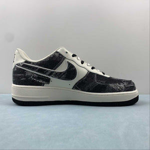 Air Force 1 07 Low Brushed Patch Off White Black FB0607-066