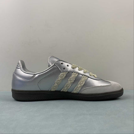 Adidas Samba OG Metallic Silver White B75806