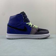 Cargar imagen en el visor de la galería, Zion Williamson x Air Jordan 1 High Voodoo Blue Purple Black DZ5485-420
