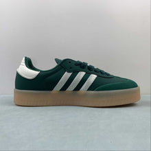 Cargar imagen en el visor de la galería, Adidas Samba Vegan Dark Green Cloud White Gold IF1835
