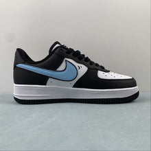 Cargar imagen en el visor de la galería, Air Force 1 07 Low Black White Blue DV0788-006
