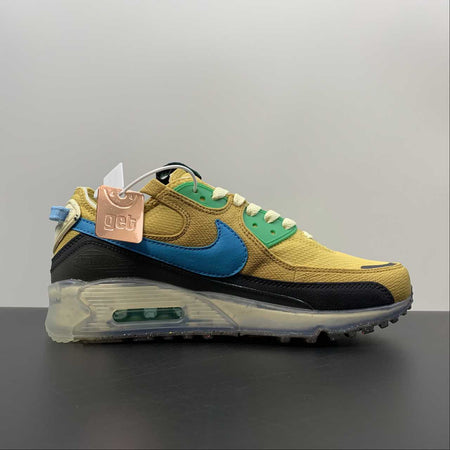 Air Max 90 Terrascape Wheat Gold Blue Lightning Stadium Green DQ3987-700