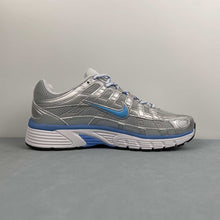 Cargar imagen en el visor de la galería, Nike P-6000 Metallic Platinum Pure Platinum Metallic Silver University Blue CD6404-025
