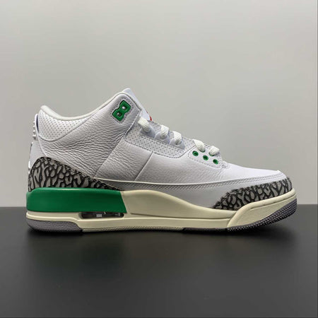 Air Jordan 3 Retro Lucky Green Varsity Red Cement Grey Sail CK9246-136