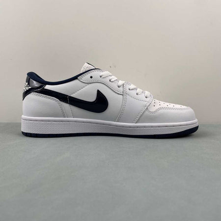 Air Jordan 1 Retro Low 85 White Metallic Navy FB9933-141