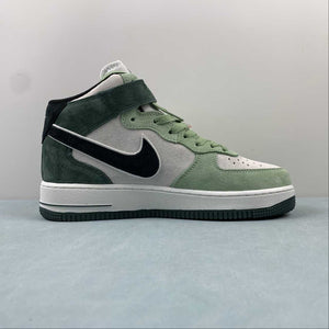 Air Force 1 07 Mid Light Green Black White CG9908-103