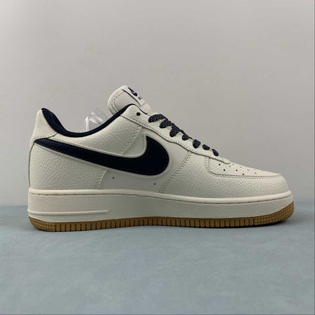 Air Force 1 07 Low Rice White Navy Blue HD1689-104