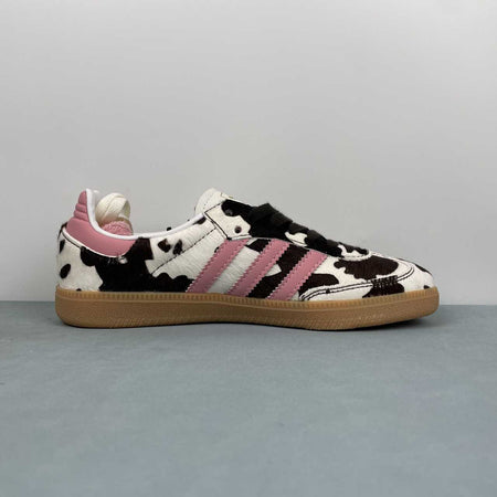 Adidas Samba OG Cow Print Dark Brown Wonder Mauve White KK2239