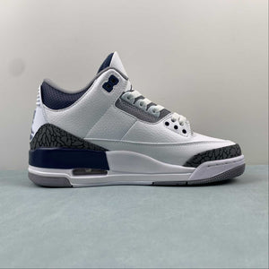Air Jordan 3 Retro Midnight Navy White Cement Gray Black CT8532-140