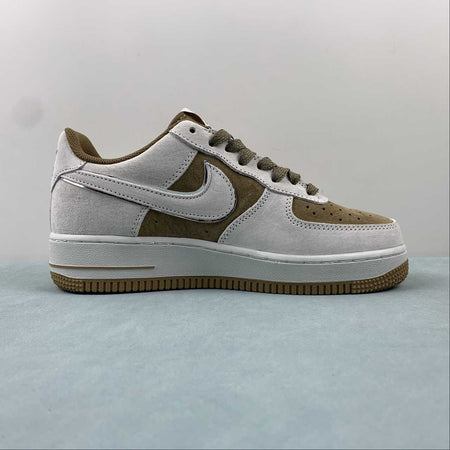 Supreme x Air Force 1 07 Low Suede Kakhi Gray ME2392-101