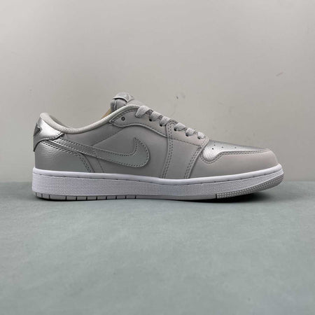 Air Jordan 1 Low OG Metallic Silver Neutral Grey White CZ0790-002