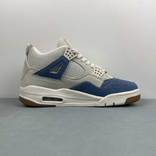 Cargar imagen en el visor de la galería, Air Jordan 4 Retro TEX Denim Worn Blue  IB6716-100
