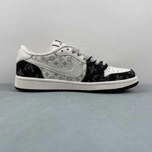 Fragment Design x Travis Scott x Air Jordan 1 Low OG SP LV Off White Black SJ2068-008