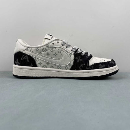Fragment Design x Travis Scott x Air Jordan 1 Low OG SP LV Off White Black SJ2068-008