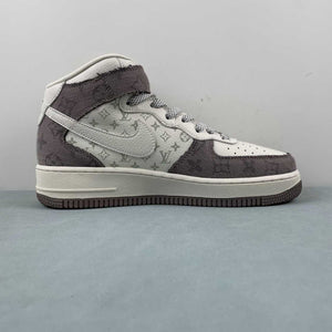 Air Force 1 07 Mid LV Off White Grey Brown DQ7688-300