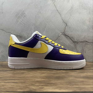 Air Force 1 07 Low “Lakers” Purple Yellow White Customised 315122-118