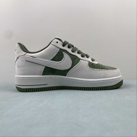 Supreme x Air Force 1 07 Low Suede Gray Green ME2392-106