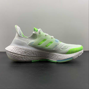 Adidas UltraBoost 22 White Fluorescent Green GX5926