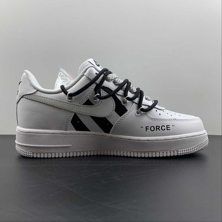 Air Force 1 07 Low White Black Silver CV1724-115
