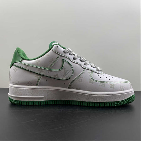 LV x Air Force 1 07 Low Green White Gray BS8805-603