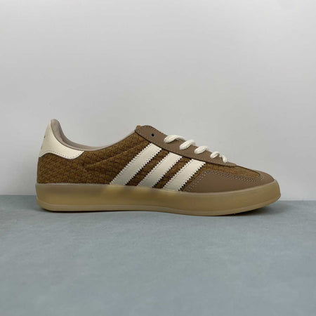 Adidas Gazelle Indoor Brown Desert Wonder White Magic Beige JR8851