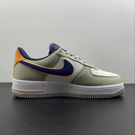 Air Force 1 07 Low Orange Grey Navy Blue DG2296-021