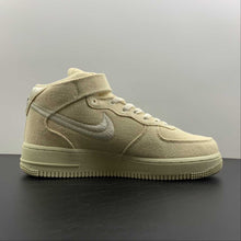 Cargar imagen en el visor de la galería, Air Force 1 07 Mid Stussy Fossil Sail DJ7841-200
