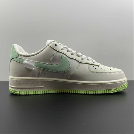 Air Force 1 07 Low Cream White Light Green Metallic Gold FB1839-555
