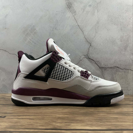 Air Jordan 4 Retro PSG Paris Saint Germain White Neutral Gray Black CZ5624-100