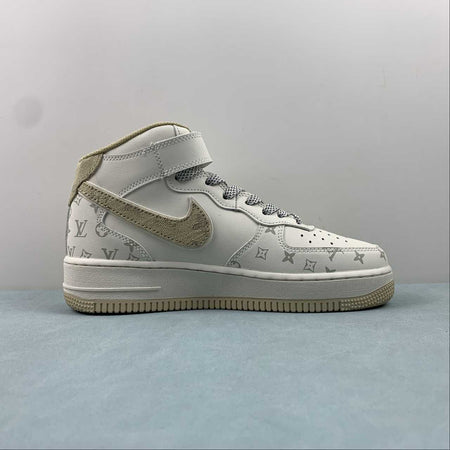 Air Force 1 07 Mid LV Gray Yellow White DV9988-600