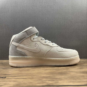 Air Force 1 07 Mid x Reigning Champ White Gray Black 807618-300