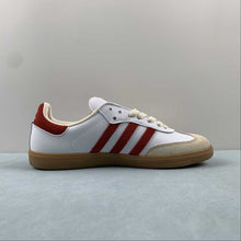 Cargar imagen en el visor de la galería, Adidas SAMBA OG Sporty and Rich Cloud White Collegiate Burgundy IF5660
