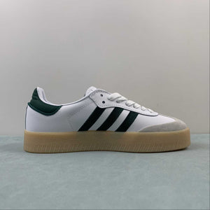 Adidas Samba Vegan Cloud White Dark Green Gum ID0440