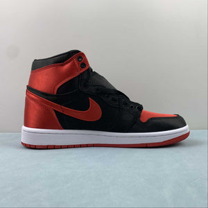 Air Jordan 1 Retro High OG Satin Bred Black University Red White FD4810-061