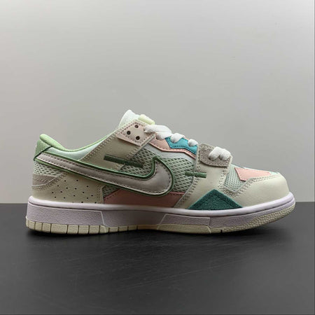 SB Dunk Low Scrap Grey Haze Phantom Light Bone Oil Green DM0802-001