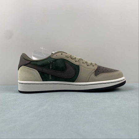Travis Scott x Air Jordan 1 Low OG Brown Green DM7866-817