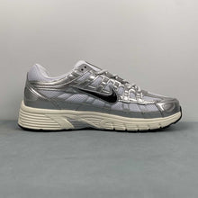 Cargar imagen en el visor de la galería, Nike P-6000 White Metallic Silver Flat Silver Black CD6404-105
