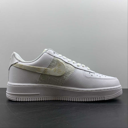 Air Force 1 Low Flower Swoosh White Gold DO9458-100