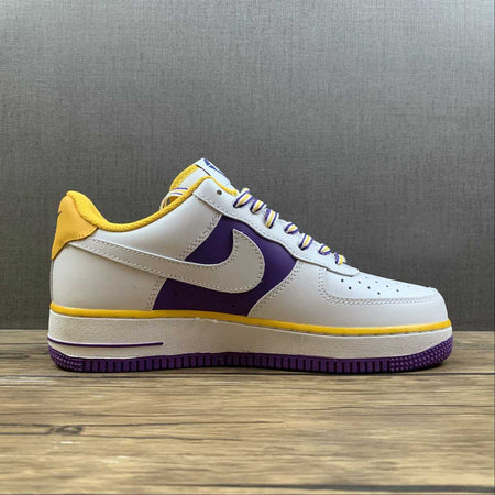 Air Force 1 07 Low 75th Anniversary NBA White Purple Yellow DC8864-001