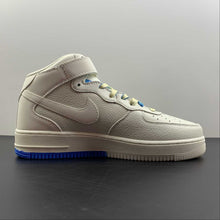 Cargar imagen en el visor de la galería, Air Force 1 07 Mid Beige White Blue DW5696-893
