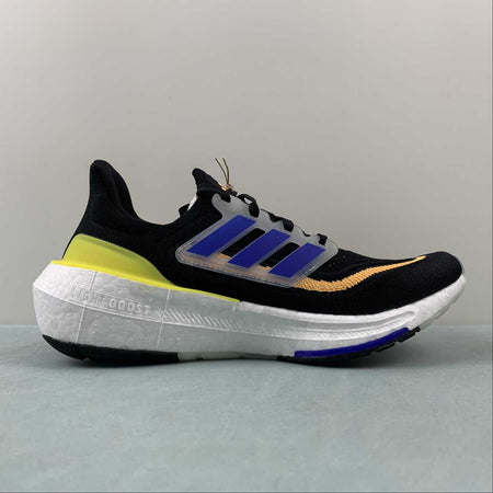 Adidas UltraBoost Light Core Black Lucid Blue Bright Yellow HP9204