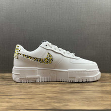 Cargar imagen en el visor de la galería, Air Force 1 PIXEL Leopard Summit White Black Yellow DH9632-101
