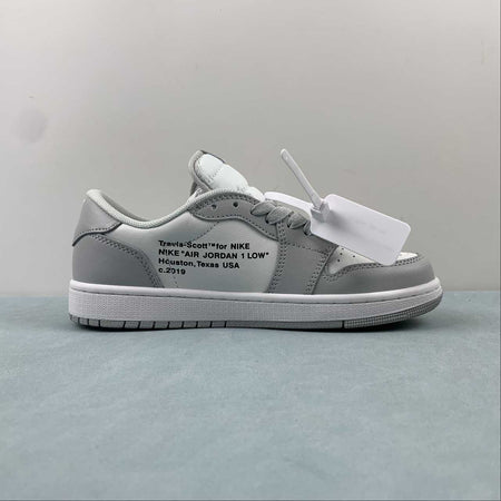 Travis Scott x Air Jordan 1 Low OG SP White Gray DM7866-198