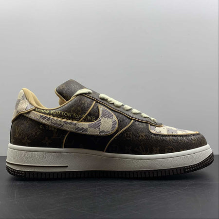 Louis Vuitton Trainer Snaker x Air Force 1 Coffee 3308-10
