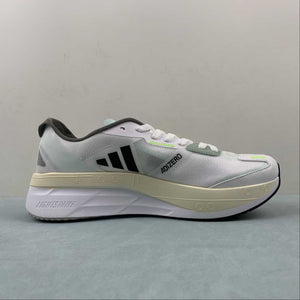 Adidas ADIZERO Boston 11 Crystal White Night Metallic Linen Green GY8407